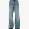 Jeans aus Organic Cotton mit weitem Bein