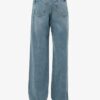 Jeans aus Organic Cotton mit weitem Bein