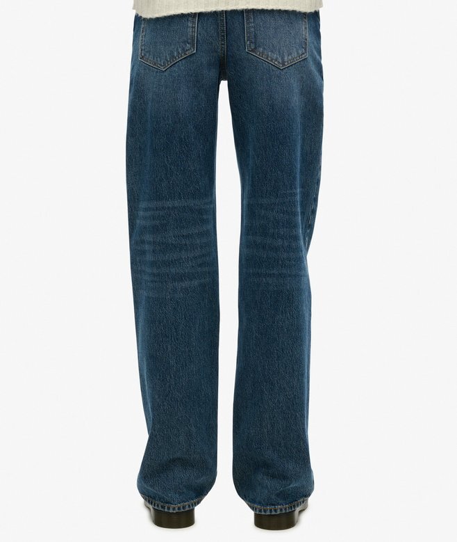 Jeans aus Organic Cotton mit weitem Bein Jeans aus Organic Cotton mit weitem Bein