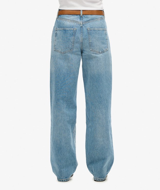Jeans aus Organic Cotton mit weitem Bein Jeans aus Organic Cotton mit weitem Bein