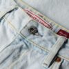 Jeans aus Organic Cotton mit weitem Bein