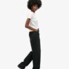 Jeans aus Organic Cotton mit weitem Bein