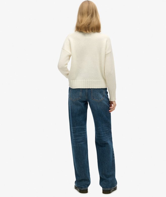 Jeans aus Organic Cotton mit weitem Bein Jeans aus Organic Cotton mit weitem Bein