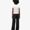 Jeans aus Organic Cotton mit weitem Bein