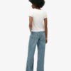 Jeans aus Organic Cotton mit weitem Bein
