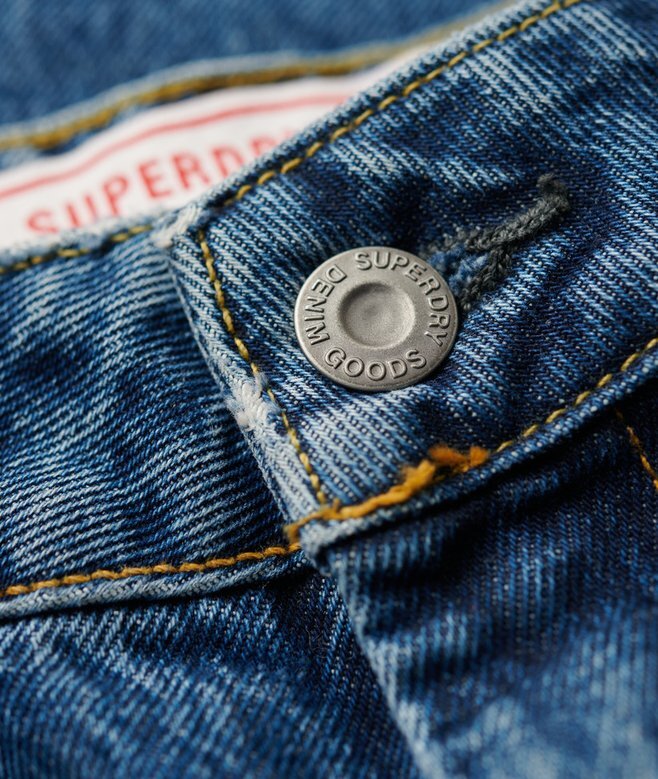 Jeans aus Organic Cotton mit weitem Bein Jeans aus Organic Cotton mit weitem Bein