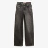Jeans aus Organic Cotton mit weitem Bein