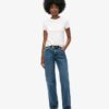 Jeans mit mittlerer Leibhöhe und geradem Bein Jeans mit mittlerer Leibhöhe und geradem Bein