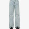 Jeans mit mittlerer Leibhöhe und weitem Bein Jeans mit mittlerer Leibhöhe und weitem Bein
