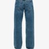 Jeans mit mittlerer Leibhöhe und weitem Bein Jeans mit mittlerer Leibhöhe und weitem Bein