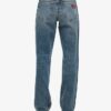 Jeans mit mittlerer Leibhöhe und weitem Bein Jeans mit mittlerer Leibhöhe und weitem Bein
