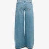 Jeans mit weitem Bein und unversäubertem Saum