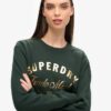 Jersey-Kleid mit luxuriösem Metallic-Logo