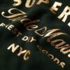 Jersey-Kleid mit luxuriösem Metallic-Logo