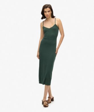 Jersey-Kleid mit offenem Rücken
