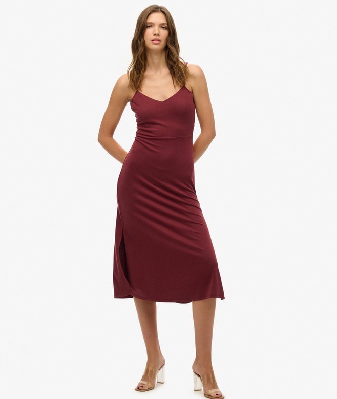 Jersey-Kleid mit offenem Rücken Jersey-Kleid mit offenem Rücken