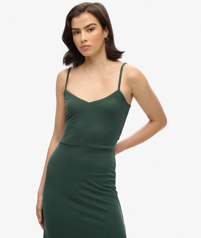 Jersey-Kleid mit offenem Rücken Jersey-Kleid mit offenem Rücken