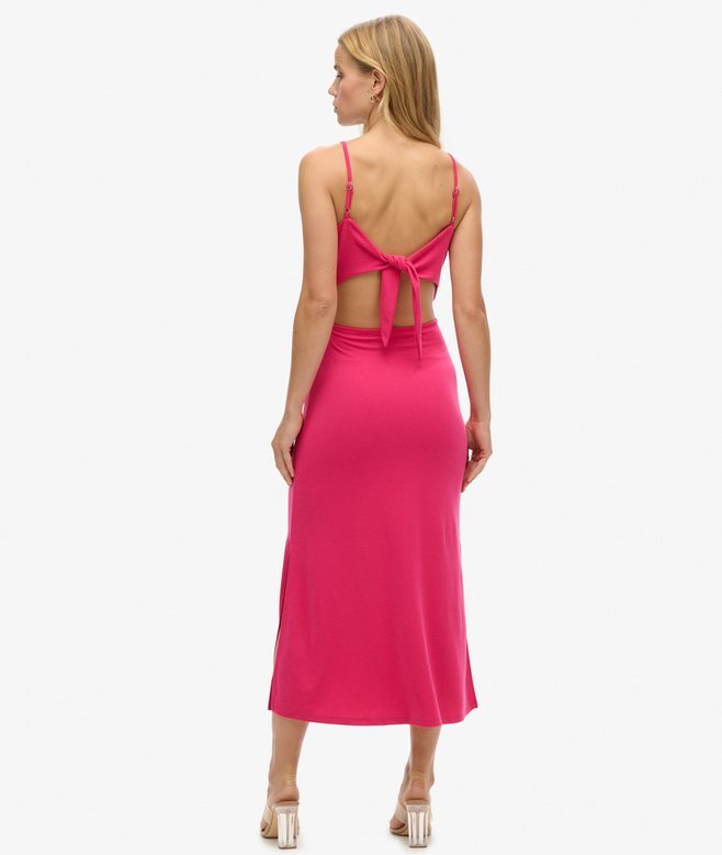 Jersey-Kleid mit offenem Rücken Jersey-Kleid mit offenem Rücken