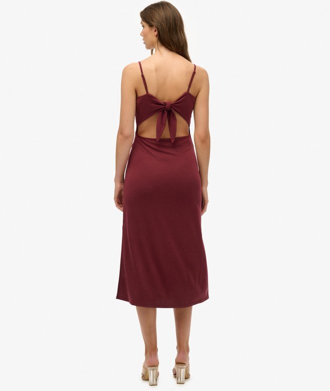 Jersey-Kleid mit offenem Rücken Jersey-Kleid mit offenem Rücken