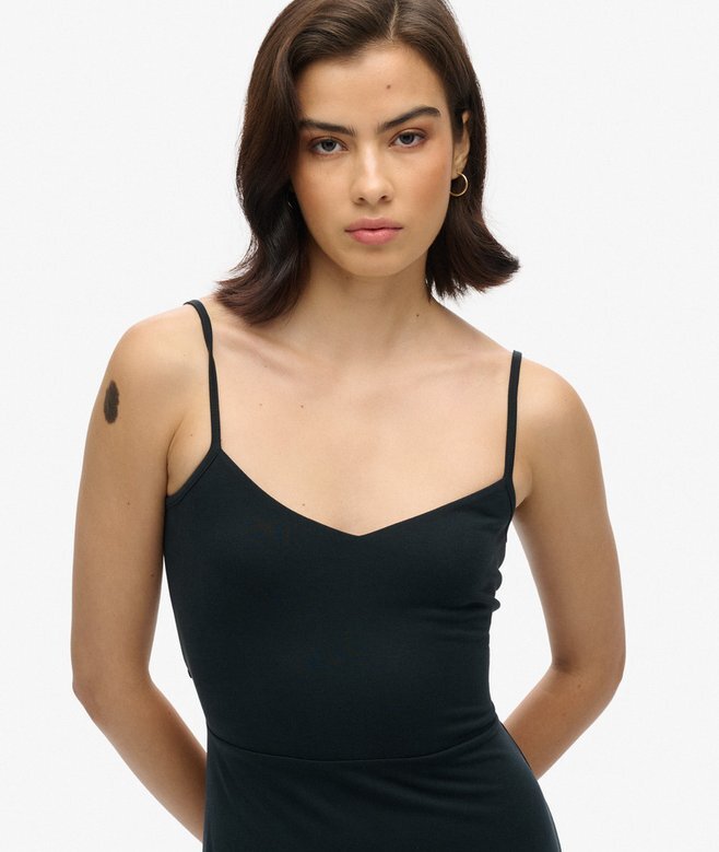 Jersey-Kleid mit offenem Rücken Jersey-Kleid mit offenem Rücken