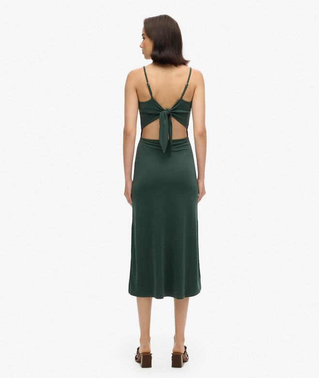 Jersey-Kleid mit offenem Rücken Jersey-Kleid mit offenem Rücken