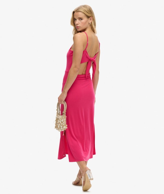 Jersey-Kleid mit offenem Rücken Jersey-Kleid mit offenem Rücken
