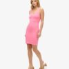 Jersey-Minikleid mit quadratischem Ausschnitt Jersey-Minikleid mit quadratischem Ausschnitt