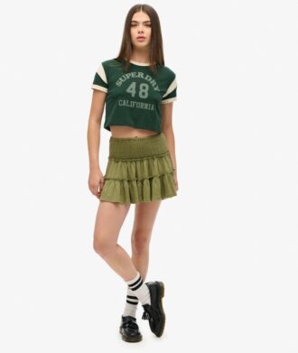 Jersey-Minirock mit Stufen Jersey-Minirock mit Stufen