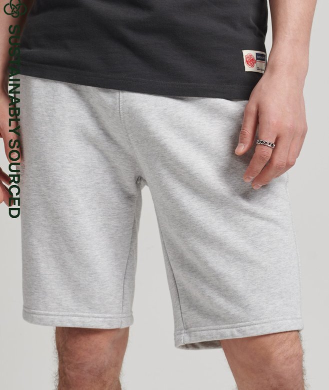 Jersey-Shorts aus Organic Cotton mit Vintage-Logo Jersey-Shorts aus Organic Cotton mit Vintage-Logo