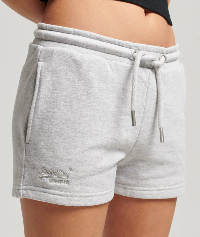 Jersey-Shorts mit gesticktem Vintage-Logo Jersey-Shorts mit gesticktem Vintage-Logo