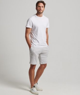 Jersey-Shorts mit gesticktem Vintage-Logo