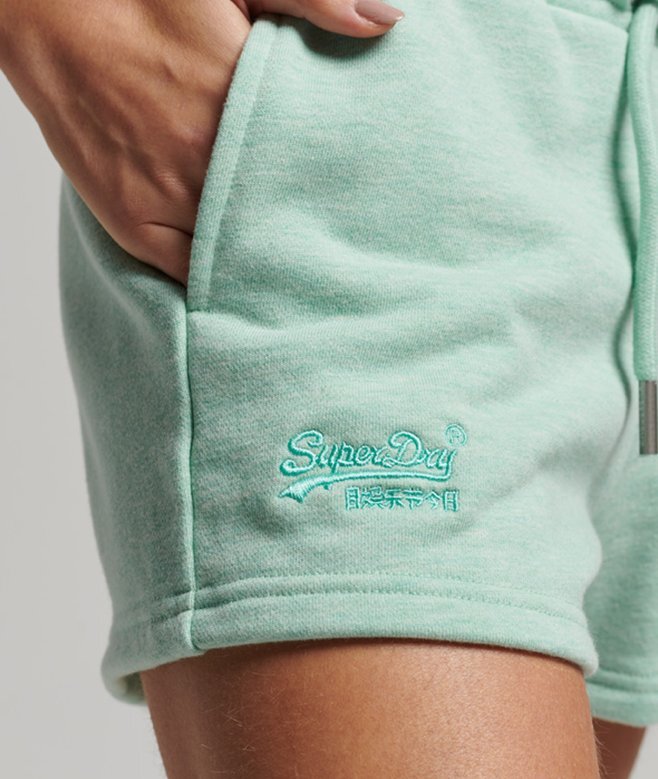 Jersey-Shorts mit gesticktem Vintage-Logo Jersey-Shorts mit gesticktem Vintage-Logo