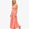 Jersey-Spitzen-Maxikleid Jersey-Spitzen-Maxikleid