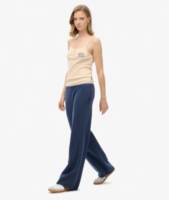 Jogginghose mit geradem Schnitt und Vintage-Waschung