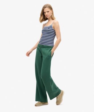 Jogginghose mit geradem Schnitt und Vintage-Waschung