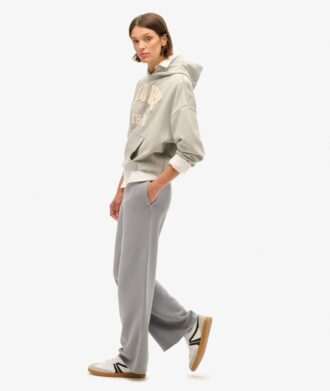 Jogginghose mit geradem Schnitt und Vintage-Waschung