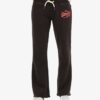 Jogginghose mit niedrigem Bund und ausgestelltem Bein sowie Neon-Vintage-Logo Jogginghose mit niedrigem Bund und ausgestelltem Bein sowie Neon-Vintage-Logo