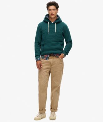Kapuzenpullover mit geprägter Grafik