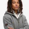 Kapuzenpullover mit Reißverschluss und Borg-Futter Kapuzenpullover mit Reißverschluss und Borg-Futter