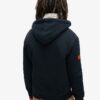 Kapuzenpullover mit Reißverschluss und Borg-Futter Kapuzenpullover mit Reißverschluss und Borg-Futter