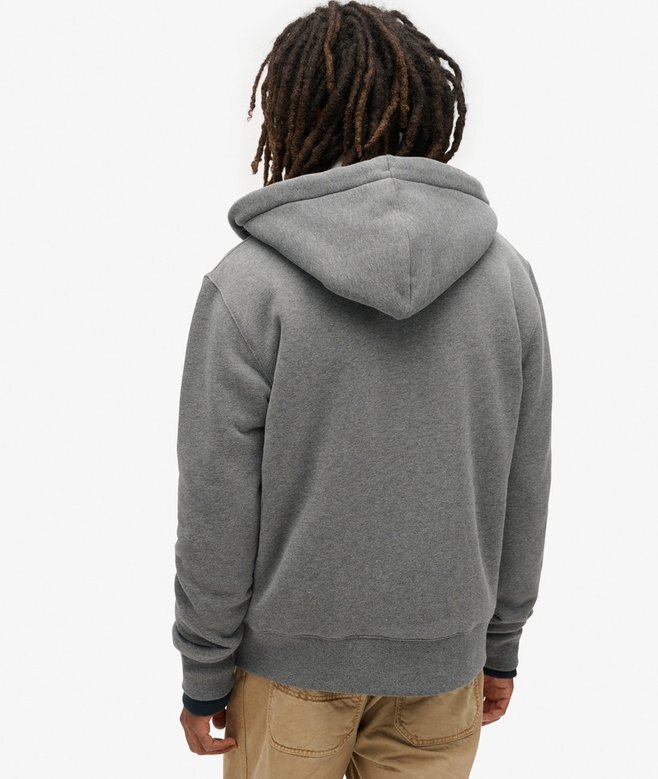 Kapuzenpullover mit Reißverschluss und Borg-Futter Kapuzenpullover mit Reißverschluss und Borg-Futter
