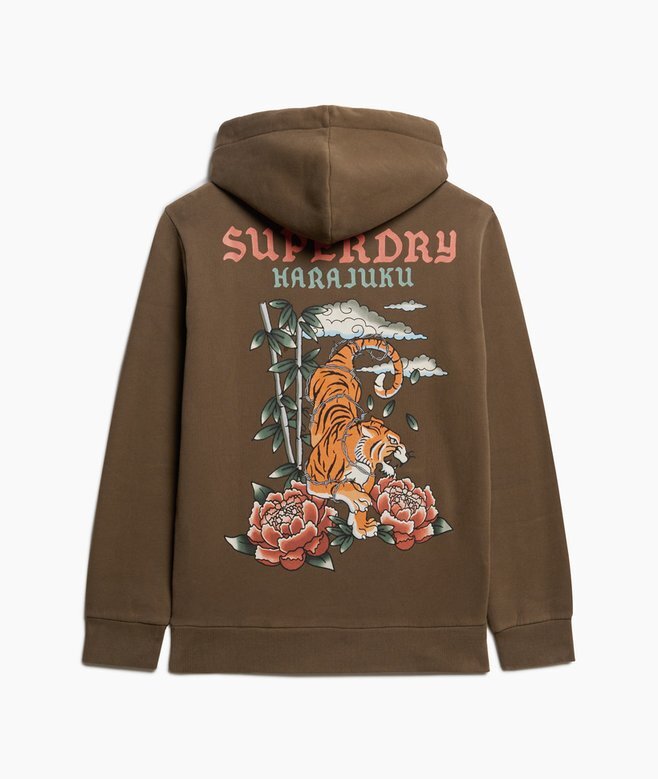Kapuzenpullover mit Tattoo-Grafik Kapuzenpullover mit Tattoo-Grafik
