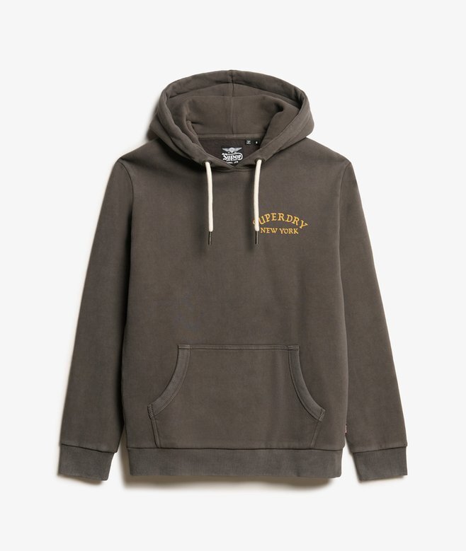 Kapuzenpullover mit Tattoo-Motiv auf dem Rücken Kapuzenpullover mit Tattoo-Motiv auf dem Rücken