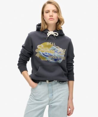 Kapuzenpullover mit Tokyo Vintage-Logo
