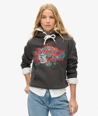 Kapuzenpullover mit Tokyo Vintage-Logo
