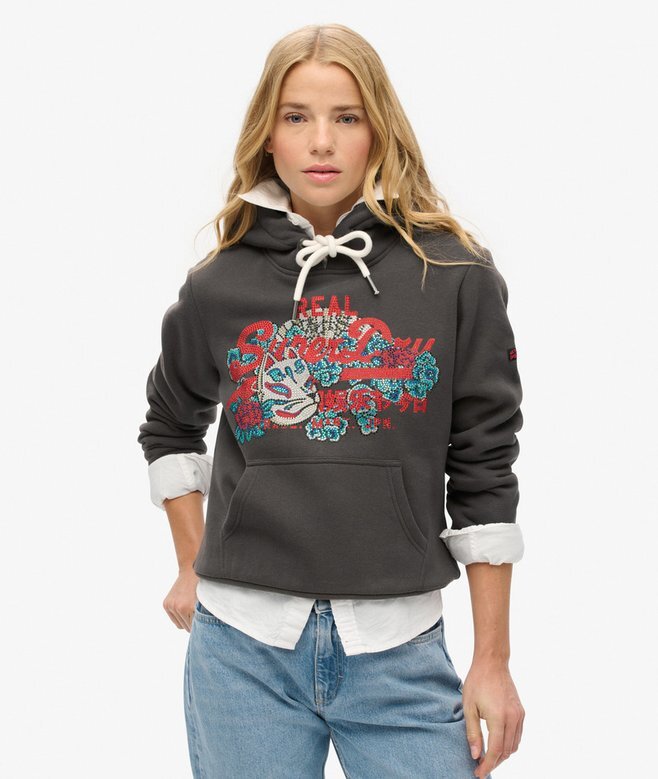 Kapuzenpullover mit Tokyo Vintage-Logo Kapuzenpullover mit Tokyo Vintage-Logo
