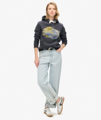 Kapuzenpullover mit Tokyo Vintage-Logo