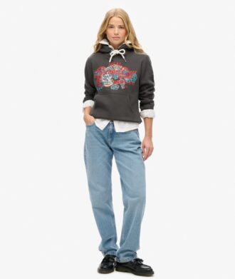 Kapuzenpullover mit Tokyo Vintage-Logo