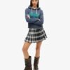 Kapuzenpullover mit ton-in-ton Vintage-Logo Kapuzenpullover mit ton-in-ton Vintage-Logo