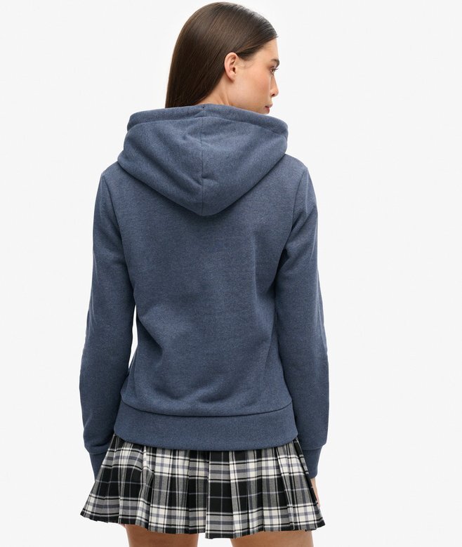 Kapuzenpullover mit ton-in-ton Vintage-Logo Kapuzenpullover mit ton-in-ton Vintage-Logo